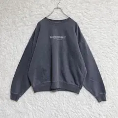 フーズフーギャラリー BLESSYOUALL 刺繍スウェット スミクロ 古着 Fのサムネイル