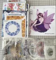 装飾ステッカー　人物ステッカー　コラージュ素材　シール　おすそ分け③