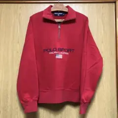 Polo Sport Ralph Lauren ハーフジップスウェット 90s