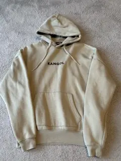 KANGOL ベージュ フードパーカー メンズ