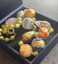 イタリア　イタリー　高級　ムラーノ　ヴェネチアン　ベネチアン　ガラス　ネックレス