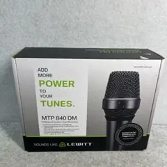 【ジャンク品】LEWITT MTP 840 DM ダイナミックマイク ケーブル付 ジャンク品】LEWITT MTP 840 DM ダイナミックマイク ケーブル付 - メルカリ