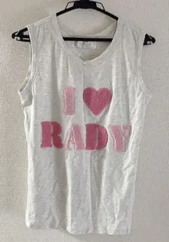 I ❤️ RADY タンクトップ グレー
