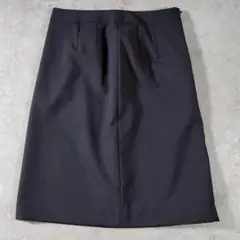 【美品】COMME CA ISM ウールスカート M 38 ブラック 黒 美品