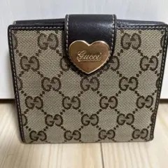 Gucci GGキャンバス 二つ折り財布