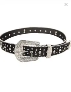 VEILA ラインストーンバックル付き　ウエスタンスタイルベルト