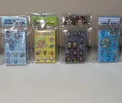 ナルミヤキャラクターズ　タイルシール　ミニチュアチャーム　4種