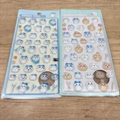 「人気セット」ちいかわ ボンボンドロップシール ハチワレ　みんな　2シートセット