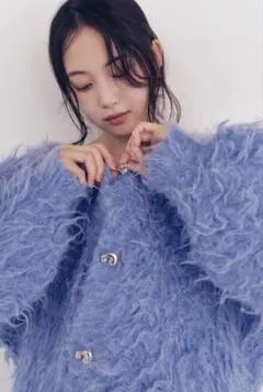 andequal wave design sheer knit グレー - メルカリ