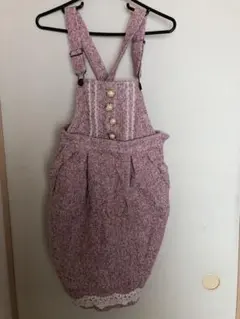 リズリサ　ピンク系 ボタン付きサロペットのサムネイル