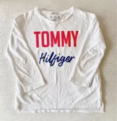 【美品】TOMMY HILFIGER 長袖 オーガニックコットン 綿100%