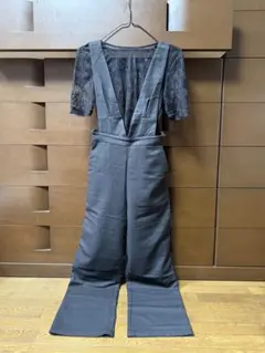 黒オールインワン セットアップ