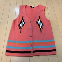 RCWB ニットベスト ピンク