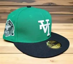 LA逆ロゴ 59FIFTY グリーン×ブラック 7 3/8