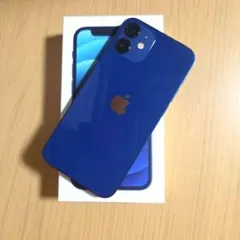 iPhone 12 mini 256GB ブルー SIMフリー 画面ヒビジャンク - メルカリ