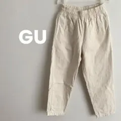 GUメンズ　デニムシェフパンツ　ナチュラルM