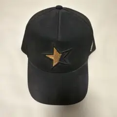 ヨシノリコタケ ゴールド スター メッシュキャップ 黒のサムネイル