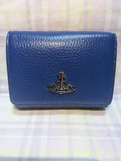 未使用　Vivienne Westwood 　青 三つ折り財布 913VW166のサムネイル