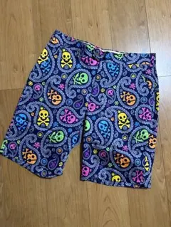 LOUDMOUTH スカル　ペイズリー　総柄　パンツ　マルチカラー　ゴルフ　40 LOUDMOUTH スカル ペイズリー 総柄 パンツ マルチカラー ゴルフ 40