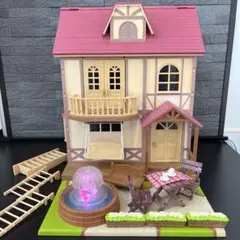 ダ*ン様 【新品•未開封】シルバニアファミリー⭐️きらめくふん水の大きなお家⭐️ シルバニアファミリー きらめくふん水の大きなお家 - メルカリ