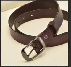 牛革製　茶ベルト 長さ110-120cm
