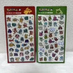 韓国限定　ポケモン　3Dシール　2種セット ⑨