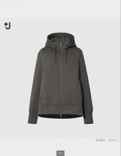 美品　 +J ドライスウェットフルジップパーカ Mサイズ