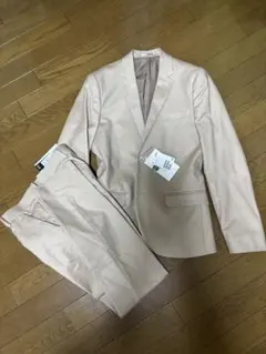 H&M ベージュ カジュアルスーツ セット　スラックス2本まとめ売り