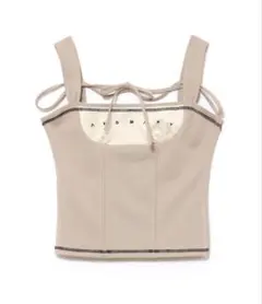 andmary Luca stitch tops black - メルカリ