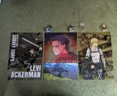 進撃の巨人 クリアポスター　アクリルスタンド　まとめ売り