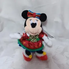 m*i様 ディズニー　ミニーマウス　クリスマス　2025年　ぬいぐるみバッジ