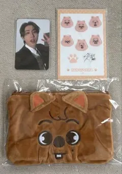 straykids HANQUOKKA ポーチ トレカ シール セット クオッカ - メルカリ