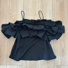 オフショル　黒