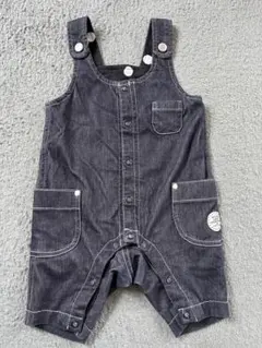 デニム風ベビーサロペット 70