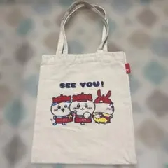 ちいかわ ハチワレ うさぎ トートバッグ　ちいかわカフェ　ルートート