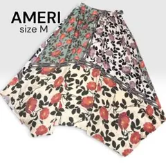 極美品 AMERI アメリ イレギュラーヘム 花柄スカート Mのサムネイル