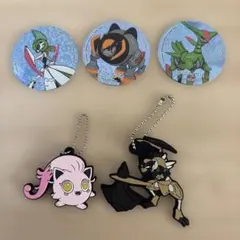 ポケモンラバーマスコット　くら寿司×ポケモンマグネット　5点セット