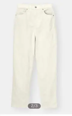 GU ホワイトデニム　ジーンズ