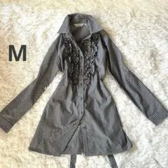 ダークコア ゴシック 海外ガール y2k グランジ フリル シャツ ブラウス