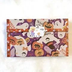 蛇腹ファイル おすそ分けファイル コラージュ素材 ハロウィン オレンジ 紫 黒