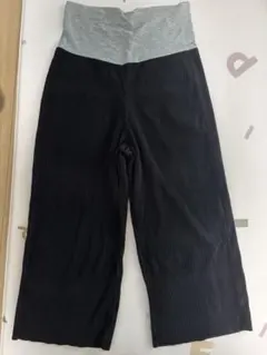 マタニティパンツ M-L 黒/グレー