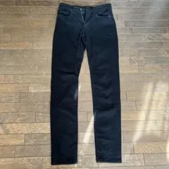 【美品】ユニクロ メンズ スキニーデニム ブラック 28 ストレッチ S
