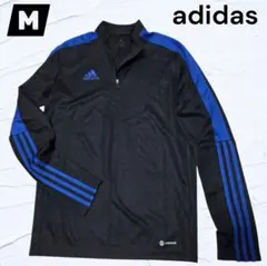 美品 adidas AEROREADY ハーフジップウェア M ジャージ 長袖