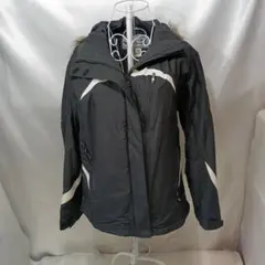 152♪US古着★難有り★コロンビアナイロンマウンテンジャケットSサイズブラック