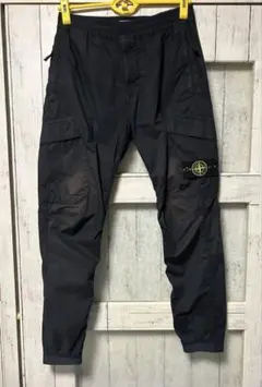 Stone Island カーゴパンツ W34 ブラック - メルカリ