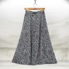 GU　小花柄　M　ロングスカート