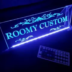 アマチュア無線機 コールサインプレート② LEDアクリルプレート トラック 内装 オーダー製作 コールサインプレート⑥ アマチュア無線 アクリル