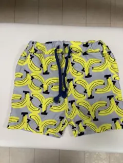 petit main バナナ柄 ベビー水着 80