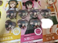 津島善子 缶バッジ セブン Aqours ラブライブサンシャイン ハート缶バッジ