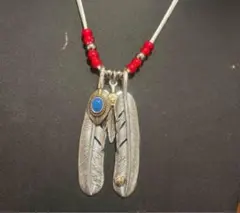 2連フェザーネックレス